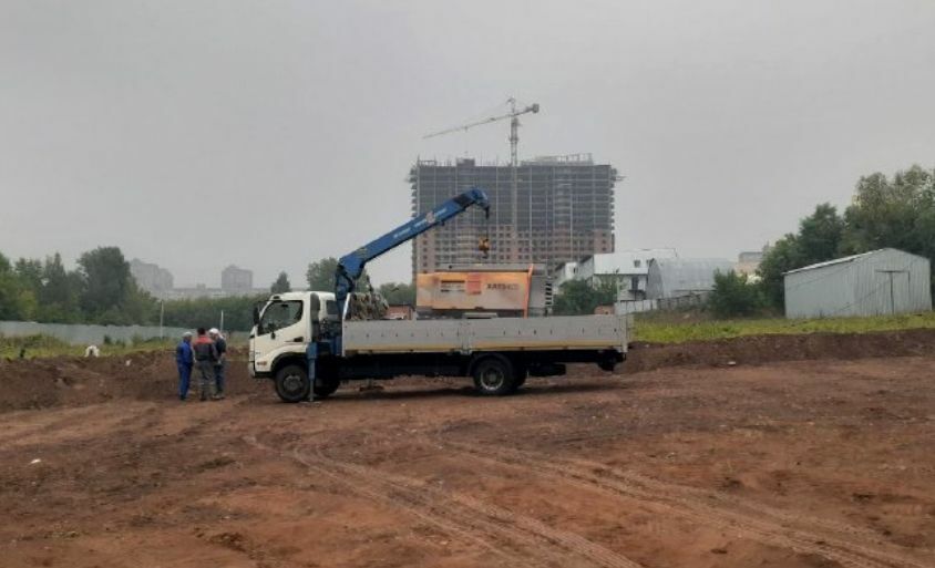 Дизельный компрессор Атлас Копко ХАТС 156 в работе Компрессор Атлас Копко ХАТС 156