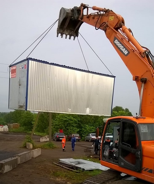 Поставка двух вагончиков в поселок Аструм Поставка двух вагончиков в поселок Аструм