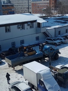 Погрузка компрессора Погрузка компрессора